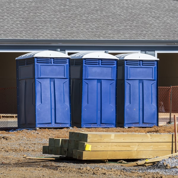 how often are the porta potties cleaned and serviced during a rental period in Lincoln New Hampshire